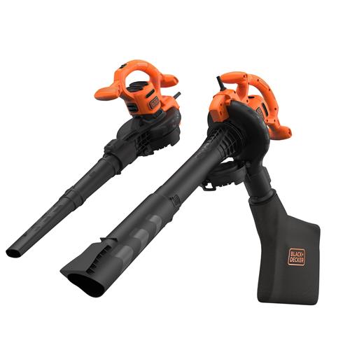 Black & Decker BLACK+DECKER BEBLV260-GB Corded Leaf Blower and Garden Vac - 2600W