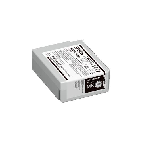 Epson SJIC42P-MK Ink cartridge for CW C4000e mk ( matte black). Supply type: Single pack Printing colours: Matte black Quantity per pack: 1 pc(s)