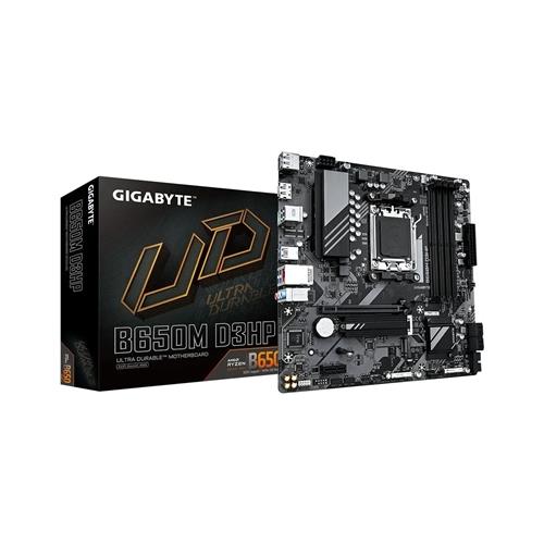 GIGABYTE B650M D3HP Motherboard - AMD Ryzen 9000 Series CPUs 5+2+2 Phases VRM up to 7600MHz DDR5 (OC) 2xPCIe 4.0 M.2 2.5GbE LAN USB 3.2 Gen 1