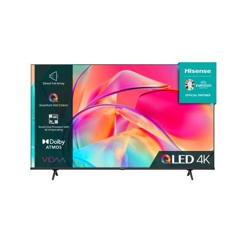 Hisense 43E7KQTUK TV 109.2 cm (43") 4K Ultra HD Smart TV Black 250 cd/m