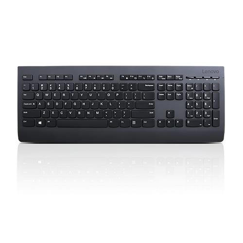 Lenovo 4X30H56873. Keyboard form factor: Full-size (100%). Keyboard style: Straight. Connectivity technology: Wireless Device interface: RF Wireless Keyboard layout: QWERTY Recommended usage: Universal. Product colour: Black