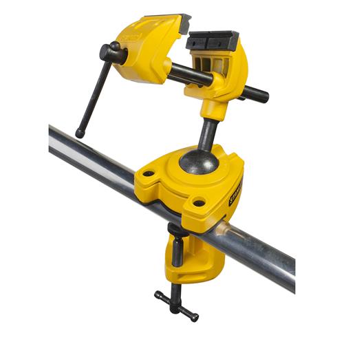 Stanley MAXSTEEL Multi Angle Vice. Type: Hand vice Clamp opening: 4 cm Product colour: Black Yellow. Weight: 1.6 kg