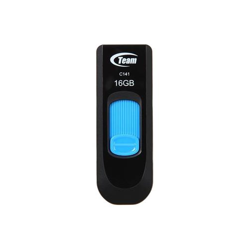 Team Group C141 USB flash drive 16 GB USB Type-A 2.0 Black Blue