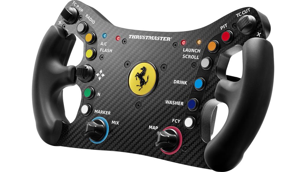 Thrustmaster Ferrari 488 GT3 Wheel Add‑On (Black, USB, Analogue/Digital) - Image 3