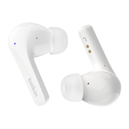 Belkin SoundForm Motion. Product type: Headset. Connectivity technology: True Wireless Stereo (TWS) Bluetooth. Recommended usage: Calls/Music/Sport/Everyday. Wireless range: 10 m. Product colour: White