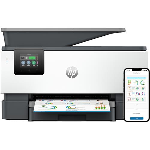 HP OfficeJet Pro 9120b Wireless All-in-One Color Printer Two-sided printing; Copier Scanner