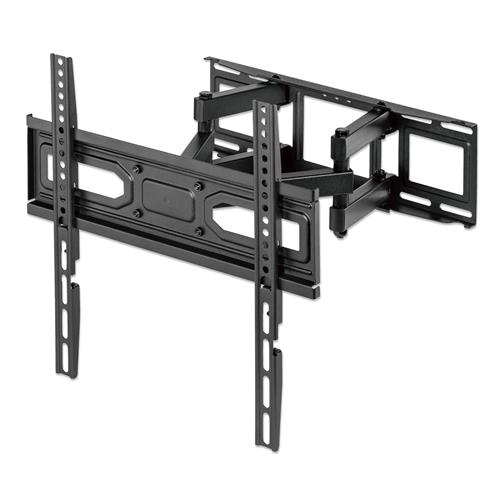 Manhattan Wall Mount for TV & Monitors (Full Motion) For screens 32" to 55" VESA compatibility: all between 100x100mm to 400x400mm - check the dimensions of the four mounting holes on back of screen to ensure it fits Max 40kg Black Bracket Life