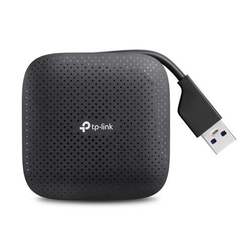 TP-Link UH400 V3 interface hub USB 3.2 Gen 1 (3.1 Gen 1) Type-A 5000 Mbit/s Black