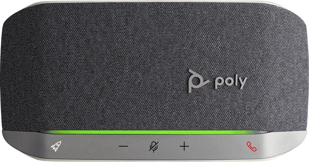 HP Poly Sync 20 USB-A Speakerphone PC Silver 0.715 m IP64 Windows 10 Windows 11 MacOS
