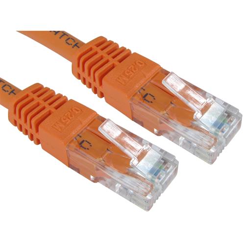 Cables Direct Cat6 7m networking cable Orange U/UTP (UTP)