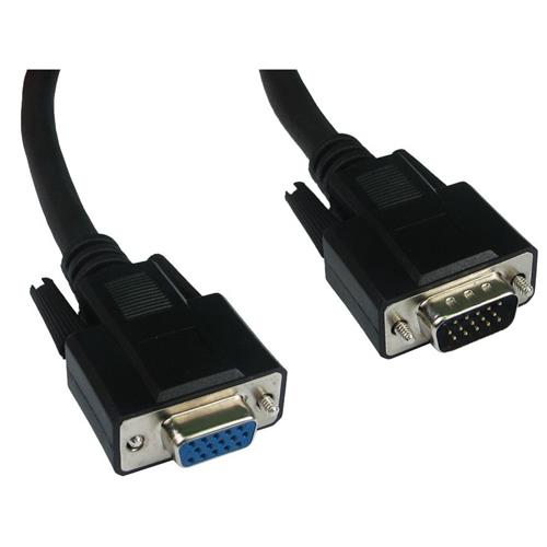 Cables Direct SVGA 10m M-F VGA cable VGA (D-Sub) Black