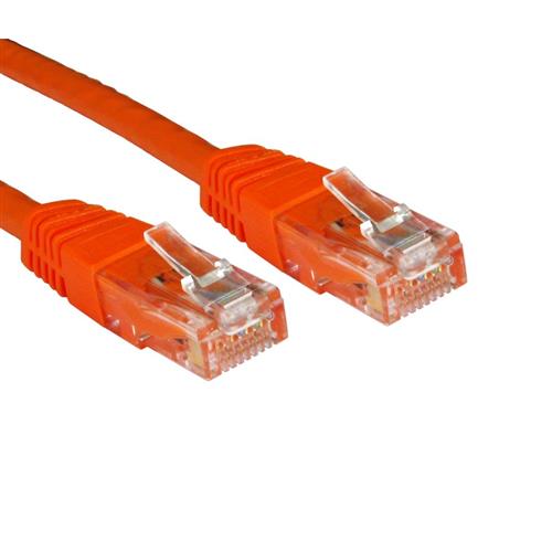 Cables Direct UTP Cat6 10m networking cable Orange U/UTP (UTP)