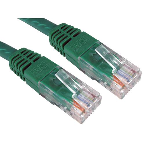 Cables Direct UTP Cat6 20m networking cable Green U/UTP (UTP)