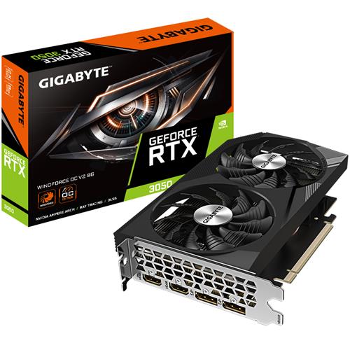 GIGABYTE GeForce RTX 3050 WINDFORCE OC V2 8G NVIDIA 8 GB GDDR6