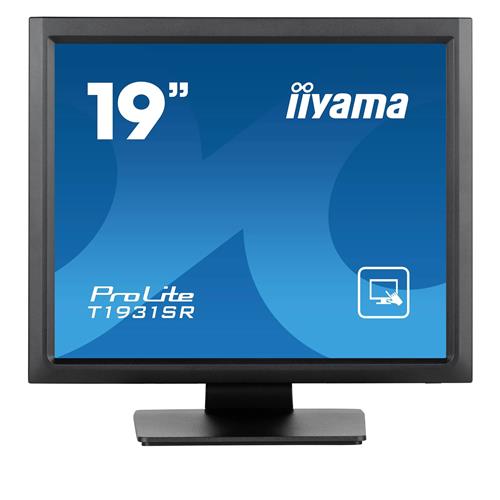 iiyama ProLite T1931SR-B1S computer monitor 48.3 cm (19") 1280 x 1024 pixels SXGA LCD Touchscreen Black