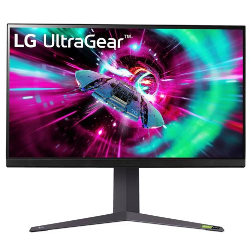 LG 32GR93U-B computer monitor 80 cm (31.5") 3840 x 2160 pixels 4K Ultra HD LCD Black Grey Purple