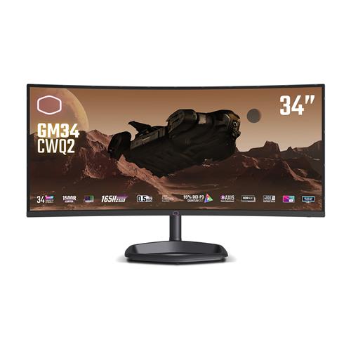 Cooler Master Gaming GM34-CWQ2 computer monitor 86.4 cm (34") 3440 x 1440 pixels UltraWide Quad HD LED Black