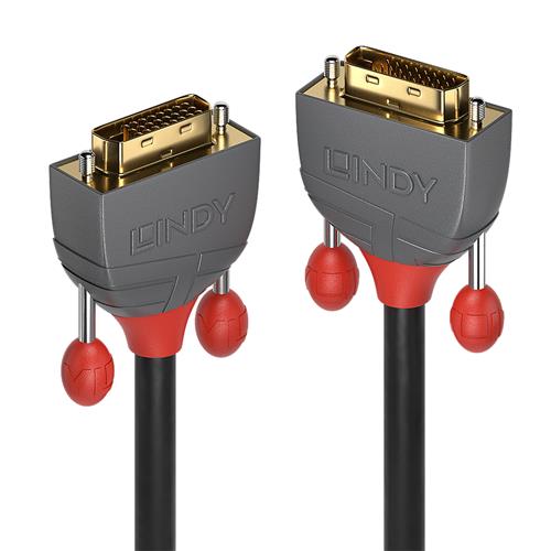 Lindy 7.5m DVI-D Dual Link Cable Anthra Line