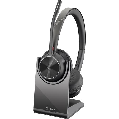 HP Poly Voyager 4320 Microsoft Teams Certified Headset +BT700 dongle +Charging Stand