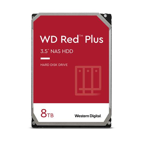 Western Digital Red Plus internal hard drive 8 TB 5640 RPM 256 MB 3.5" Serial ATA III