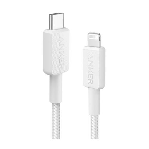 Anker Braided USB-C to Lightning Charging Cable 0.9 m White