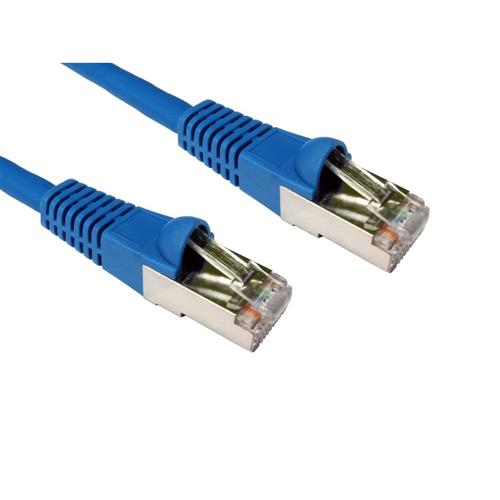 Cables Direct Cat6a 25m networking cable Blue S/FTP (S-STP)