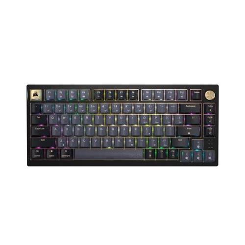 Corsair K65 PLUS WIRELESS 75% Wireless RF Wireless Mechanical RGB LED Black Grey