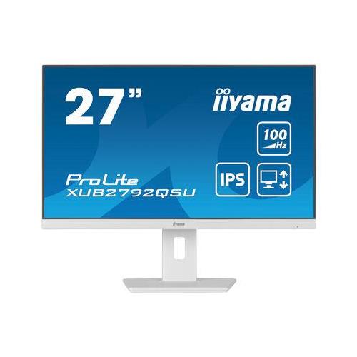 iiyama ProLite XUB2792QSU-W6 computer monitor 68.6 cm (27") 2560 x 1440 pixels Quad HD LED White