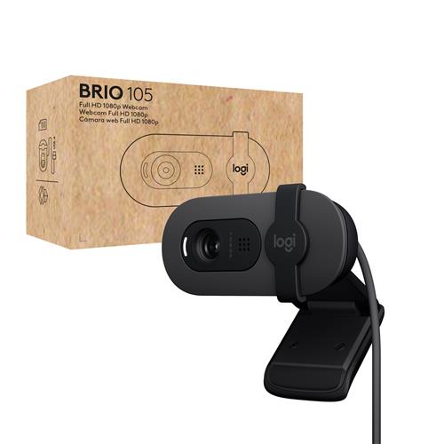 Logitech Brio 105 2 MP 1920 x 1080 pixels Full HD 30 fps 1280x720@30fps 720p 1080p