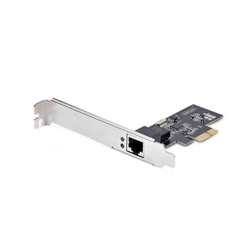 StarTech.com 1-Port 2.5Gbps NBASE-T PCIe Network Card Intel I225-V Single-Port Computer Network Card Ethernet MultiGigabit NIC PCI Express Server LAN Card