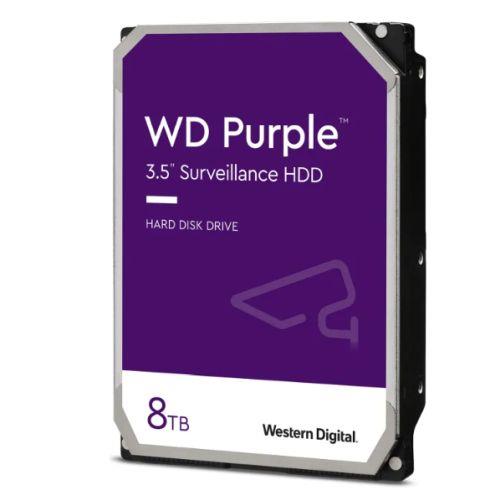 Western Digital Blue Purple internal hard drive 8 TB 5400 RPM 256 MB 3.5" Serial ATA III