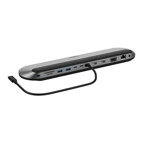 Belkin INC014BTSGY laptop dock/port replicator Wired USB 3.2 Gen 2 (3.1 Gen 2) Type-C Black Grey