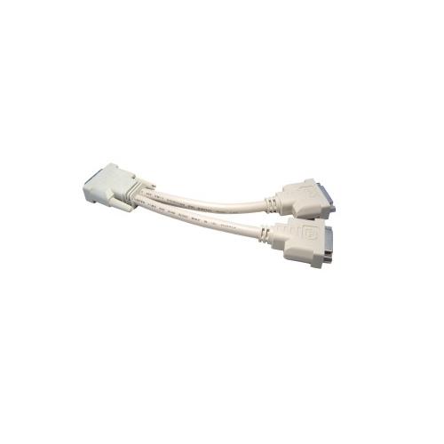 Cables Direct DV-188/1.8 DVI cable 1.8 m DVI-D 2 x DVI-D White