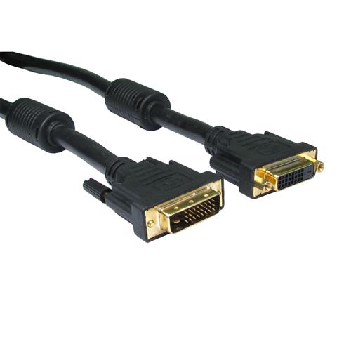 Cables Direct CDL-DVF05 DVI cable 5 m DVI-D Black