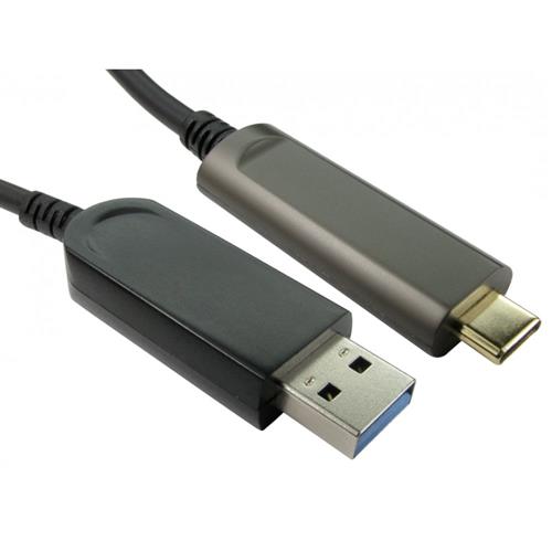 Cables Direct AOCUSB3C-921-05 USB cable USB 3.2 Gen 1 (3.1 Gen 1) 5 m USB A USB C 10 Gbit/s Black
