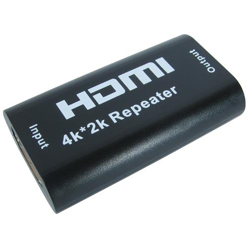 Cables Direct NLHDMI-RP4K AV extender AV repeater Black