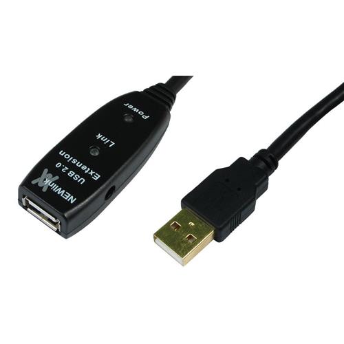 Cables Direct 30m USB 2.0 A/A USB cable USB A 0.48 Gbit/s Black