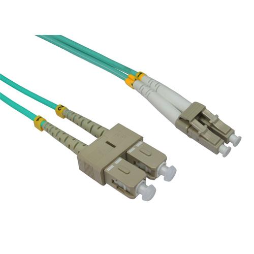 Cables Direct FB3M-LCSC-050D InfiniBand/fibre optic cable 5 m LC SC Aqua colour