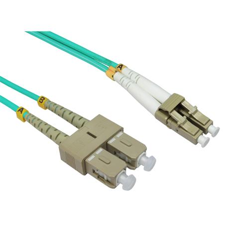 Cables Direct FB4M-LCSC-100D InfiniBand/fibre optic cable 10 m LC SC LC/SC Aqua colour