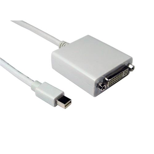 Cables Direct Mini DP/DVI 3m Mini DisplayPort White