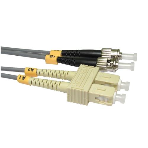 Cables Direct ST-SC OM1 MMF 3m InfiniBand/fibre optic cable Grey