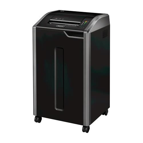 Fellowes 425i paper shredder Strip shredding 30 cm Black