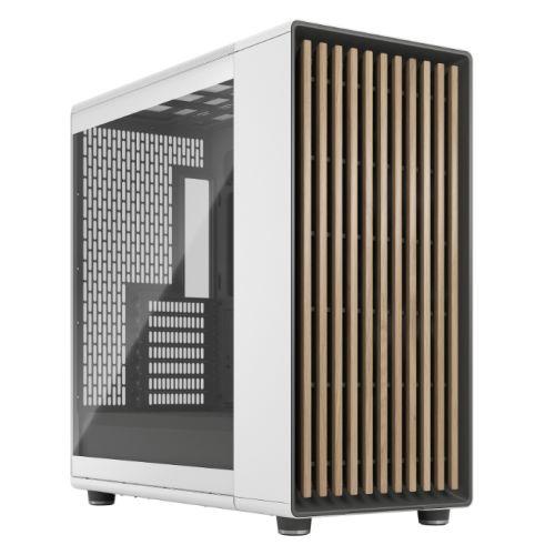 Fractal Design North XL Midi Tower PC White ATX EATX micro ATX Micro-ITX Steel Tempered glass Wood Gaming