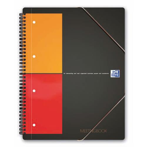 Oxford Int Meeting Nbk Poly Wbd 80gsm Smart Ruled Perf Punched 4 Holes