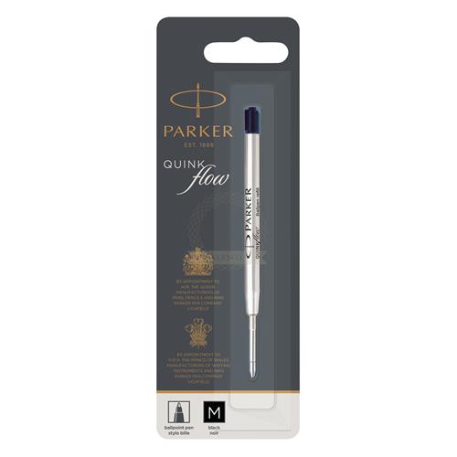 Parker 1950369. Line size: Medium Writing colours: Black Suitable for pen type: Ballpoint pen. Quantity per pack: 1 pc(s). Package type: Blister
