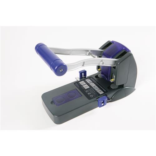 Rapesco 820 2-Hole Metal Punch, 22 Sheet Capacity - Blue