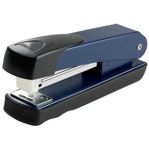 Rexel Meteor Half Strip Stapler Blue | In Stock | Quzo UK