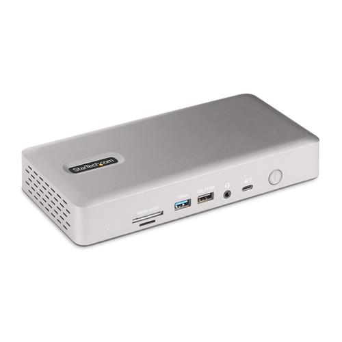 Photos - Card Reader / USB Hub Startech.com Universal USB4 & Thunderbolt 4 Docking Station Quad Display on Windows Dual Display on MacBook HDMI DP Dock 