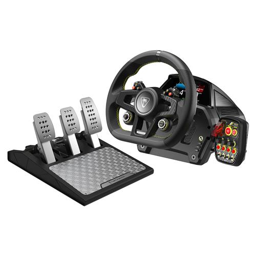 Turtle Beach VelocityOne Race Wheel and Pedal System with Force Feedback Magnetic Paddle Shifters and Hall Effect Sensors for Xbox Series X or S Xbox One and Windows. Officially licensed for Xbox