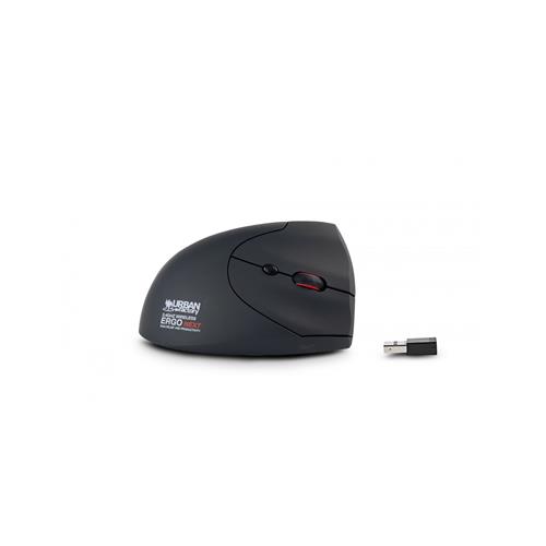Urban Factory ERGO NEXT VERTICAL 2.4GHZ WIRELESS USB-A & USB-C ERGONOMIC MOUSE FOR RIGHT HANDED